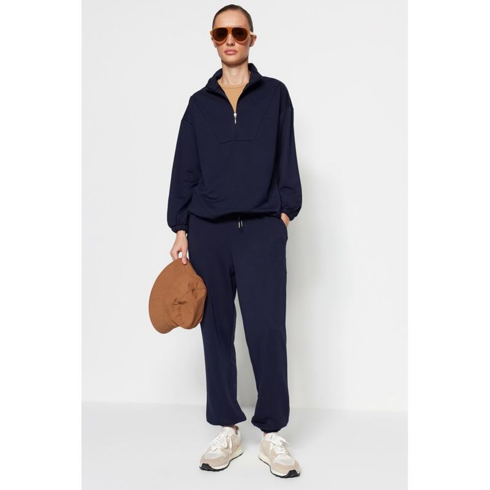 NWT Trendyol Sweatsuit Set Navy blue Relaxed fit